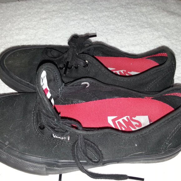 Black Vans Waitress Sneakers Worn - Picture 7 of 12
